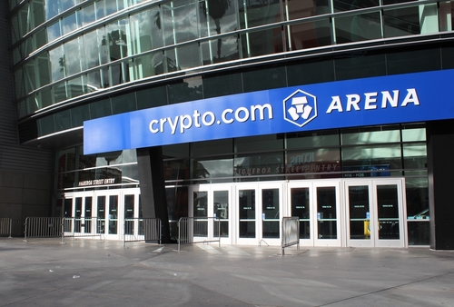 Crypto.com arena, formerly the Staples Center, renamed after the biggest naming rights deal ever – Source: Shutterstock
