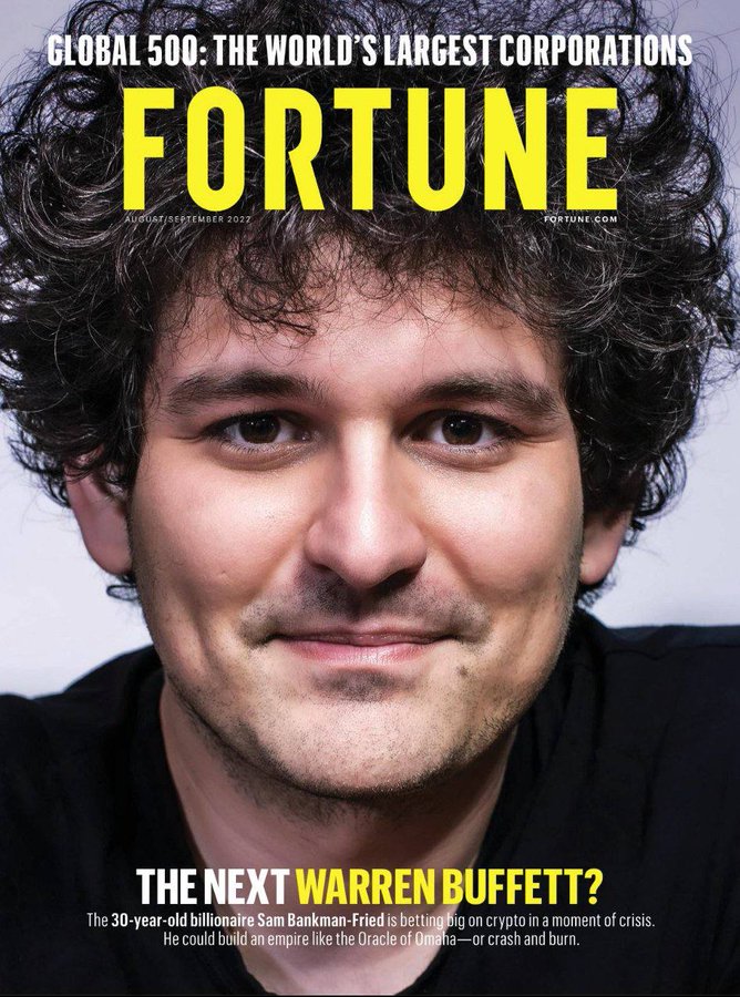 Even Fortune was enamoured by SBF -- Source: fortune.com