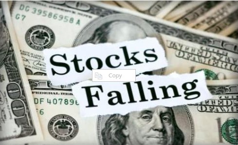 Stocks falling
