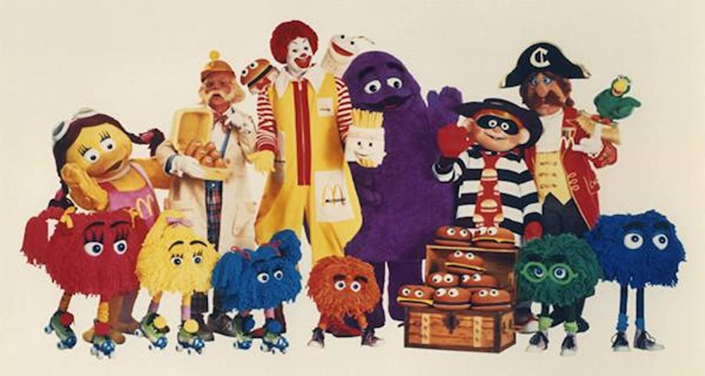  The cast of the McDonaldland adverts.    Source: IMDb