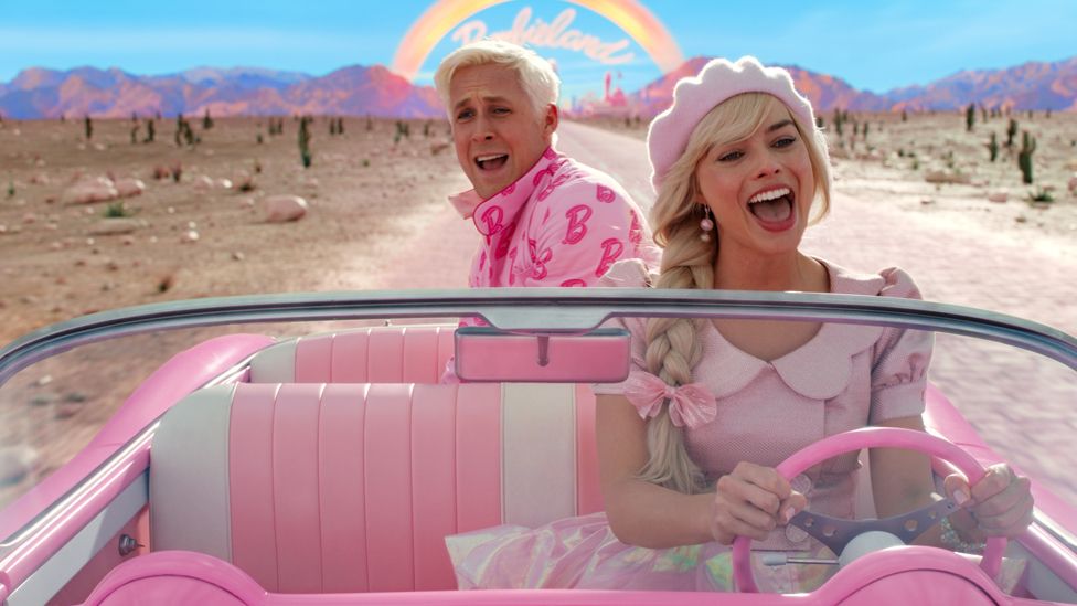 Barbie, played by Margot Robbie, and Ken, played by Ryan Gosling      Source BBC