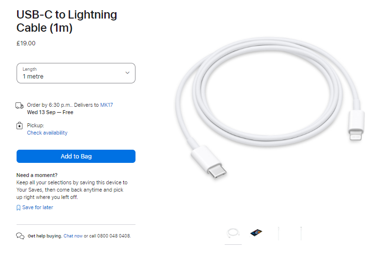 Apple Lightning product