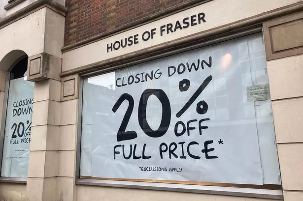 Is House of Fraser closing down?   Source: Surrey Live