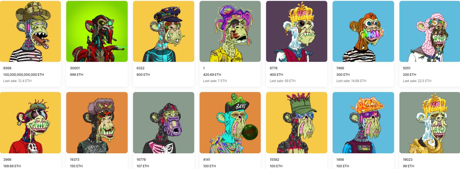 Mutant Ape NFTs