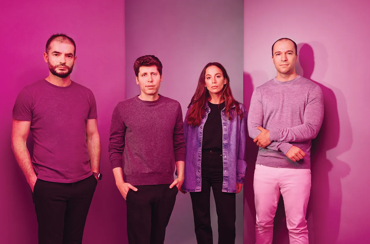 Illya Sutskever, Sam Altman, Mira Murati and Greg Brockman     Source: Wired