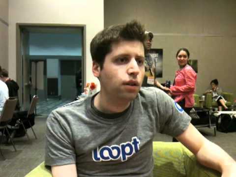 Altman in his Loopt days    Source:YouTube Jay Donovan