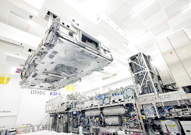 An ASML High-NA EUV machine – Photo credit: Taipei Times