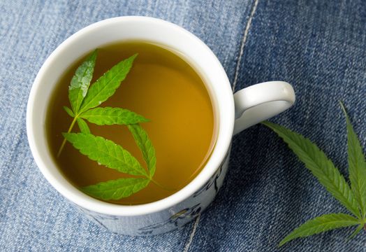 A cannbis infused tea drink