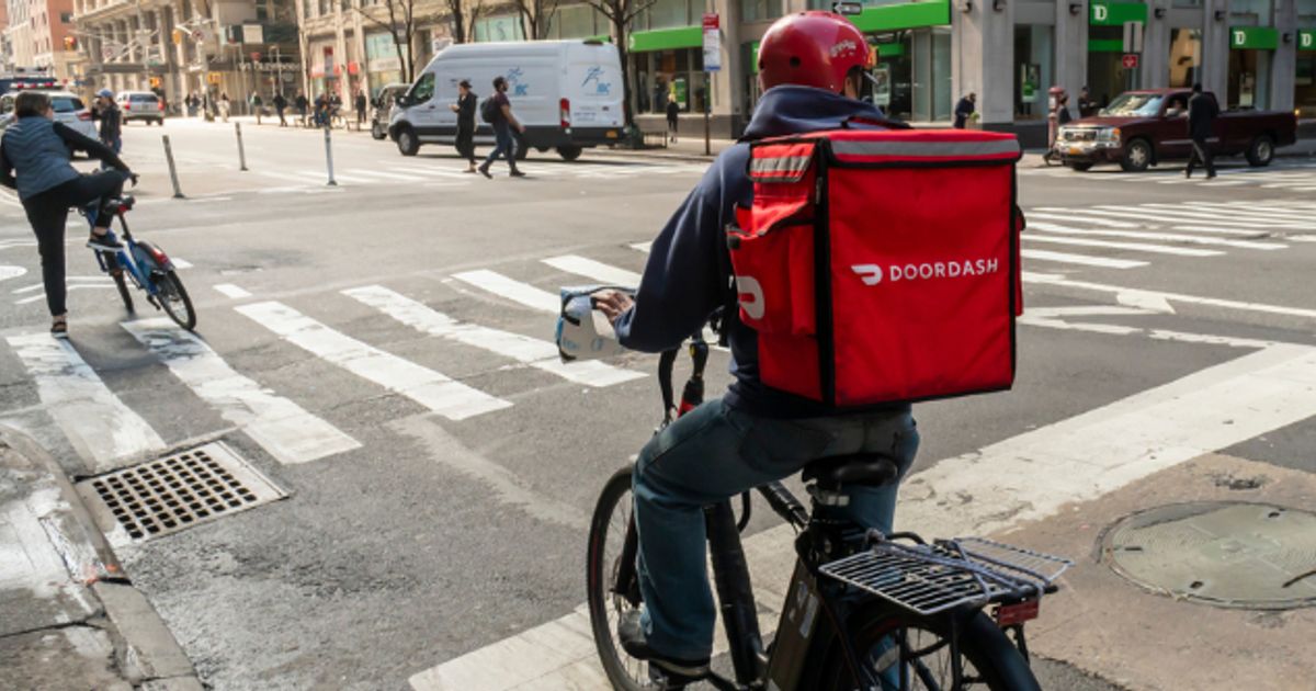 Doordash delivery cheap on bike