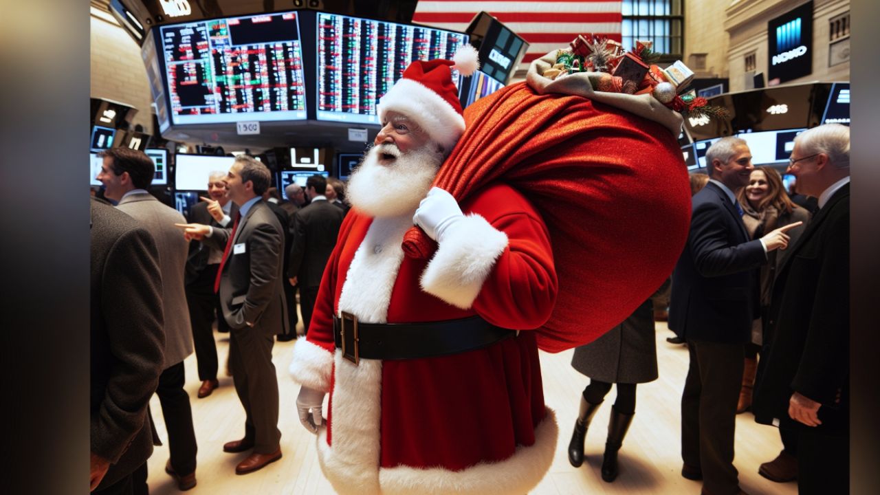 Nasdaq leads declines at the open as Santa Claus rally stumbles