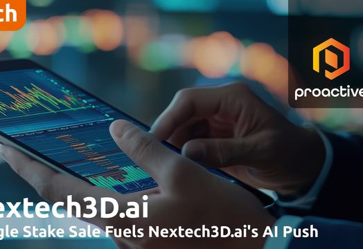 Nextech3D.ai signs LOI to sell majority stake in Toggle3D.ai securing strategic non-dilutive capital