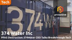 374Water secures strategic contracts and expands PFAS-eradicating technology deployment