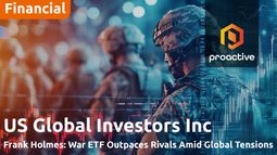 U.S. Global Investors CEO highlights strong War ETF performance amid global military spending surge