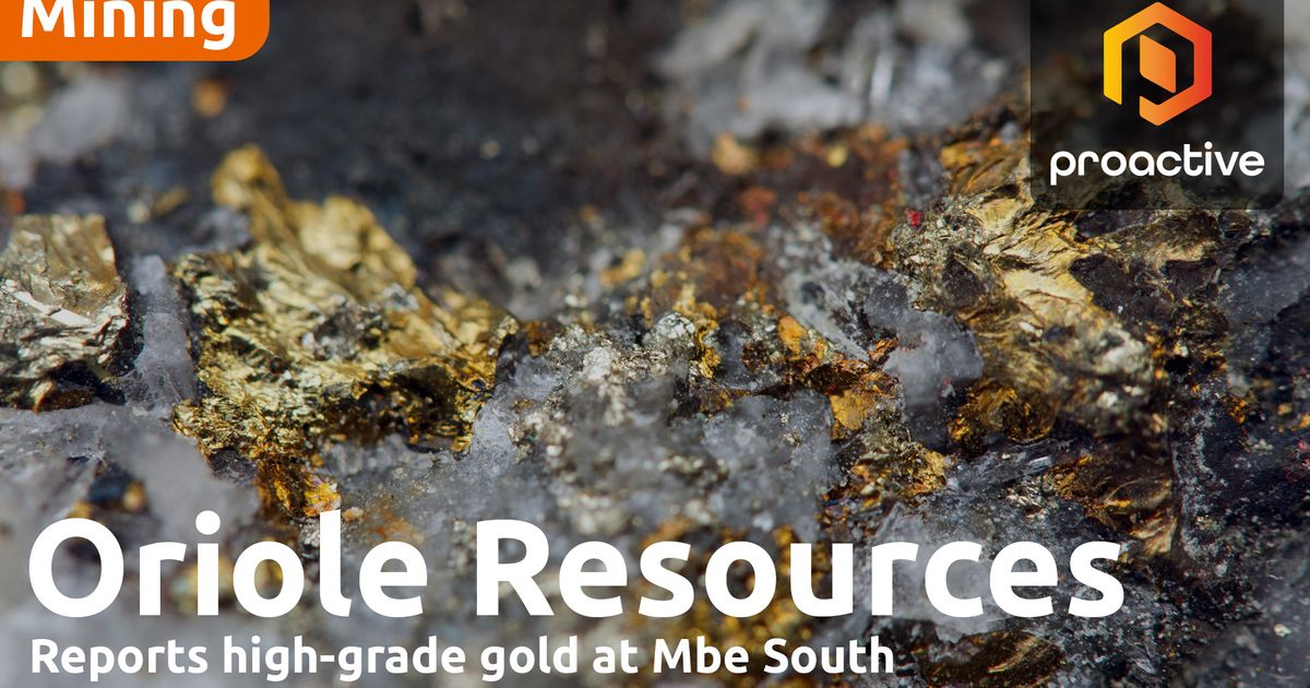 Oriole reports more high-grade gold results at Mbe gold project in ...