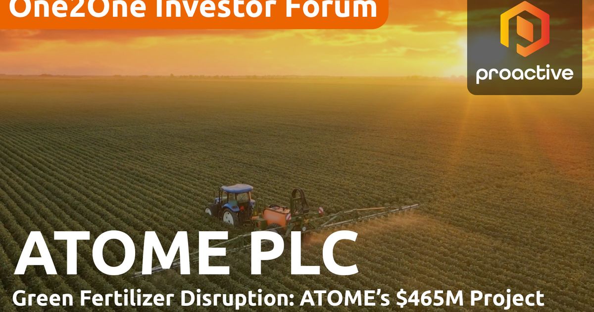 Green fertiliser disruption: ATOME’s $465M project - One2One Investor ...