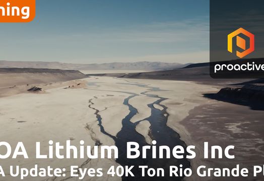 NOA Lithium Brines targets Q3 PEA for Rio Grande Project in Argentina