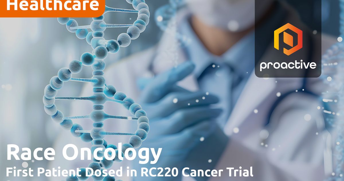Race Oncology doses first patient in RC220 trial | ASX:RAC