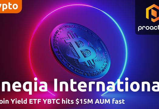 Fineqia's new yield-bearing ETP approaches C$15M in assets 