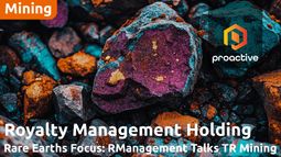 Royalty Management portfolio company TR Mining discovers Rare Earth Elements in Jamaican Deposit