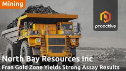 North Bay Resources' Fran gold project yields strong assay results 