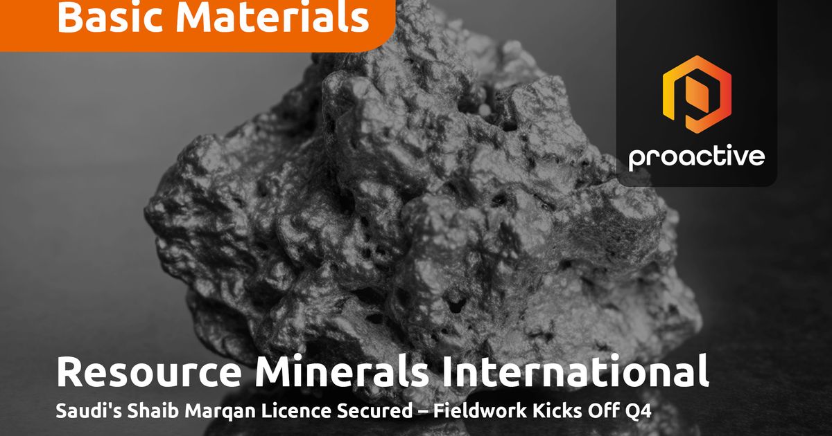 Just The Facts: Resource Minerals secures Saudi JV stake with Shaib ...