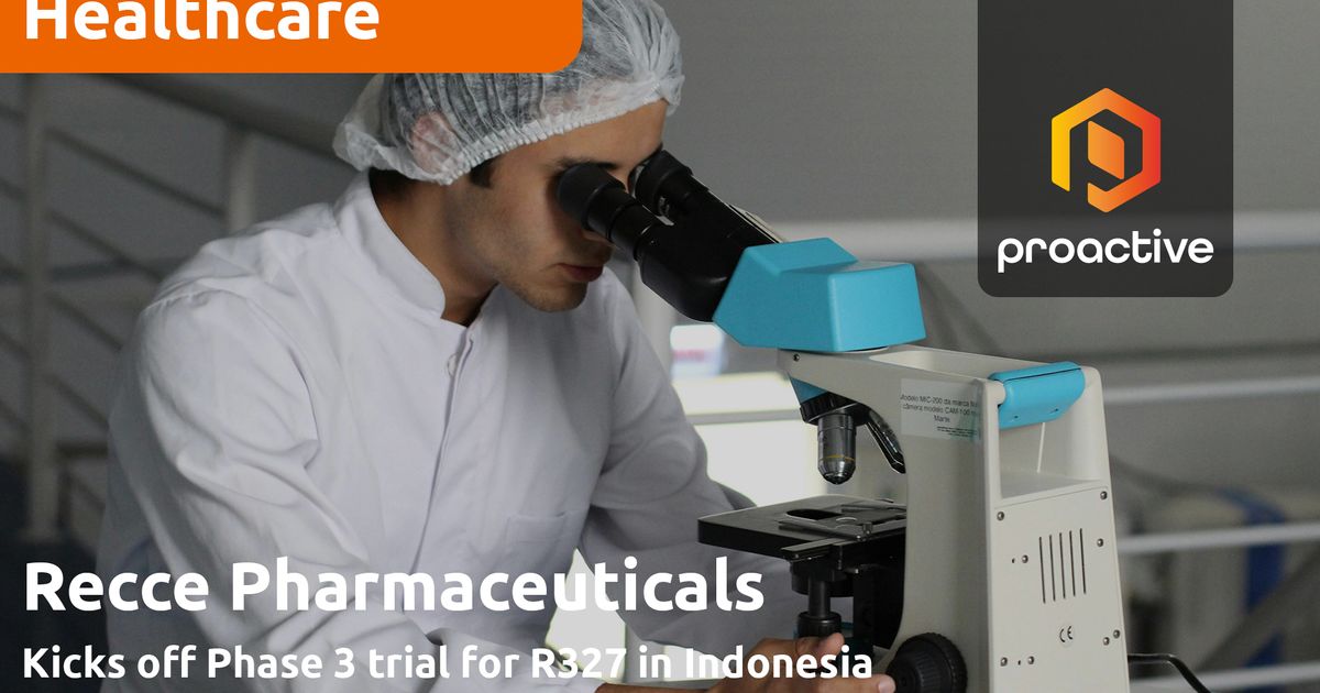 Recce’s R327G enters patient dosing in Jakarta | ASX:RCE, OTC:RECEF