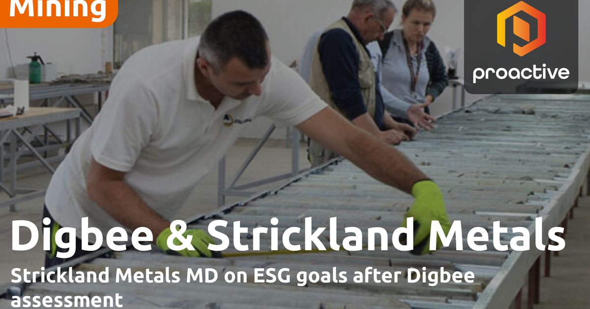 Strickland Metals MD on ESG goals after Digbee assessment
