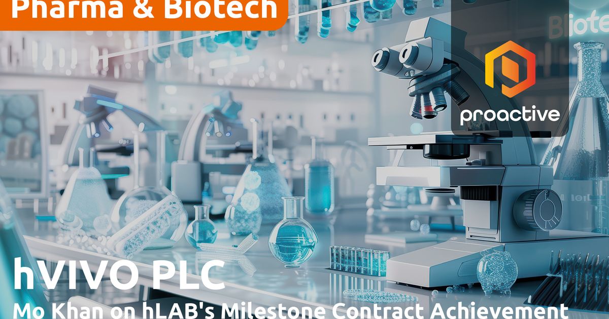 hVIVO secures record £2.7M laboratory services contract, expanding ...