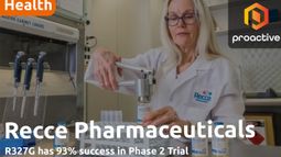 Recce Pharmaceuticals Ltd - Recce Pharmaceuticals' R327G has 93% success in Phase 2 Trial