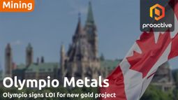 Olympio Metals signs LOI for new gold project