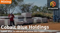 Cobalt Blue to rebrand and move into copper