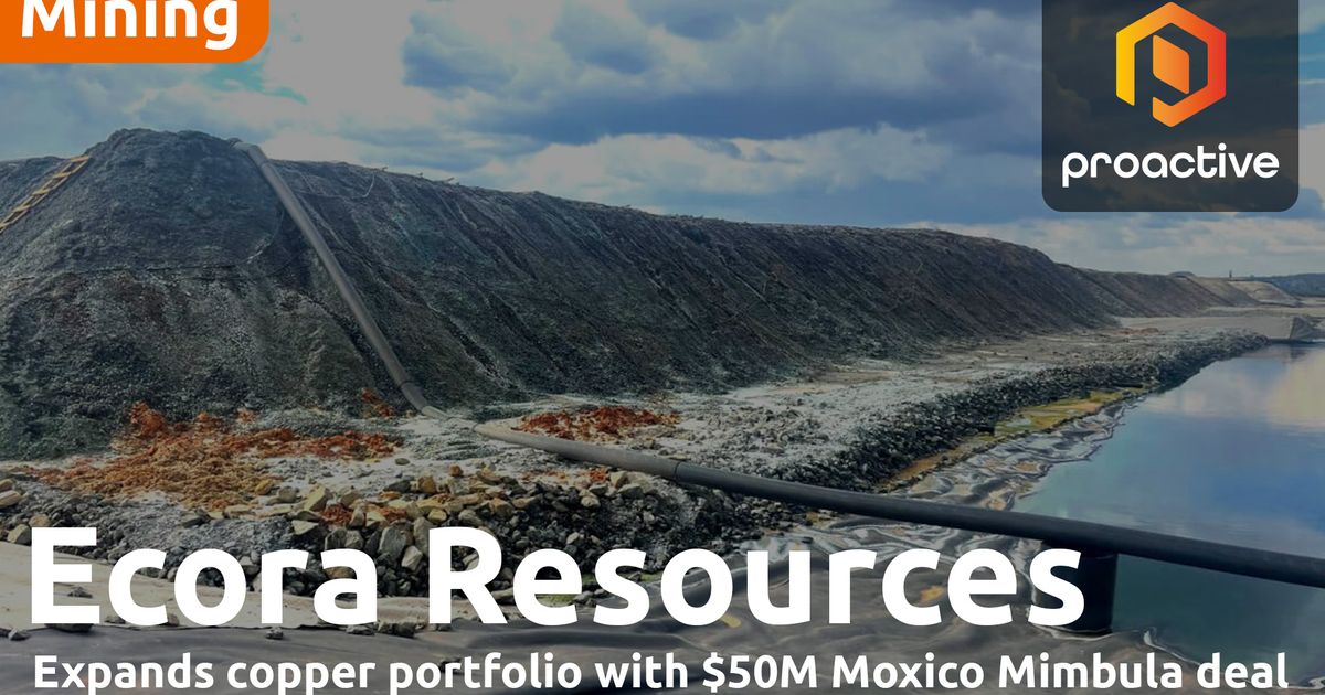 Ecora Resources expands copper portfolio with $50m Mimbula deal | LSE ...