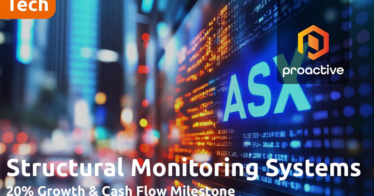 Structural Monitoring Systems: 20% growth & cash flow milestone | ASX:SMN