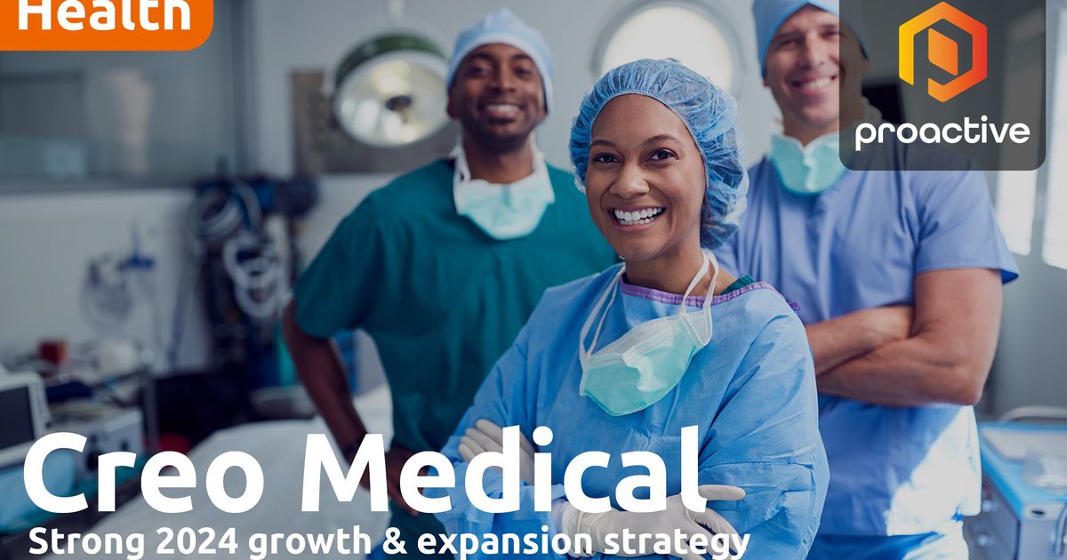 Creo Medical CEO on 2024 milestones & 2025 growth plans | AIM:CREO, OTC ...