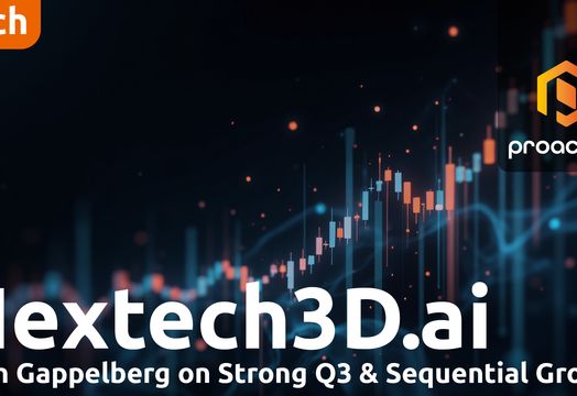 Nextech3D.AI posts strong margin gains, 20% QoQ growth as Eventdex acquisition accelerates AI tech