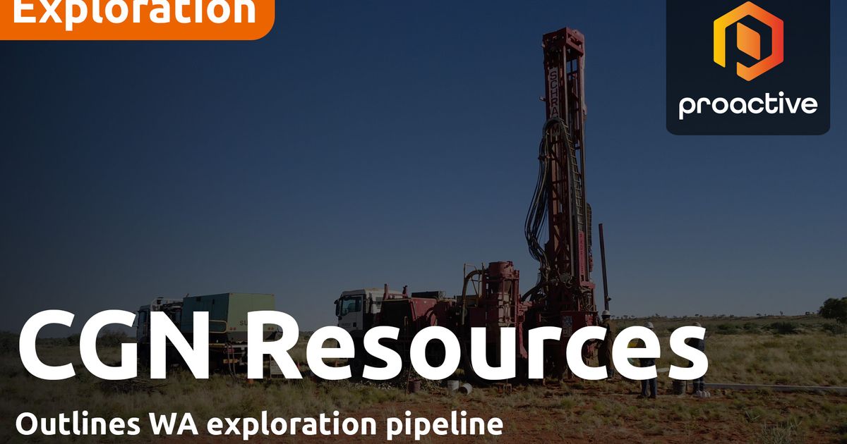 CGN Resources MD Stan Wholley outlines expanding WA exploration ...