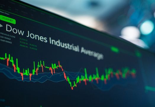 Dow jones graphic