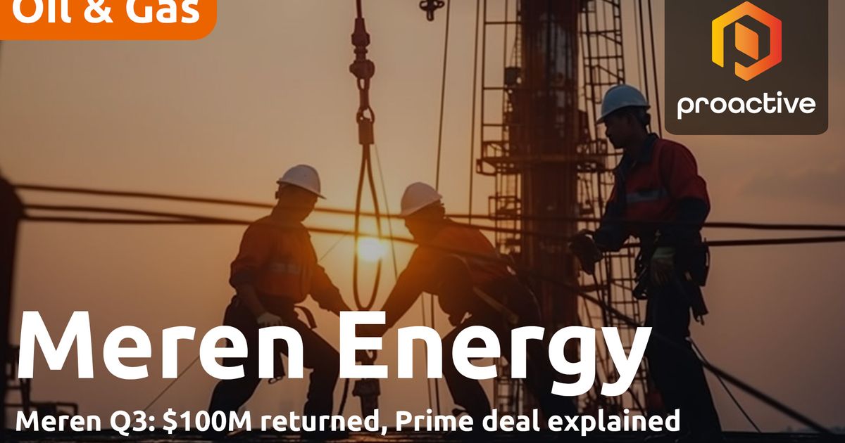 Meren Q3 results: Shahin Amini talks Prime amalgamation, Nigeria assets ...