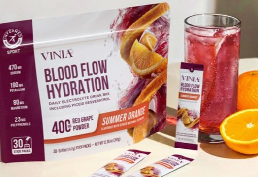 BioHarvest Sciences Inc. - BioHarvest Sciences launches VINIA Blood Flow Hydration product in US market