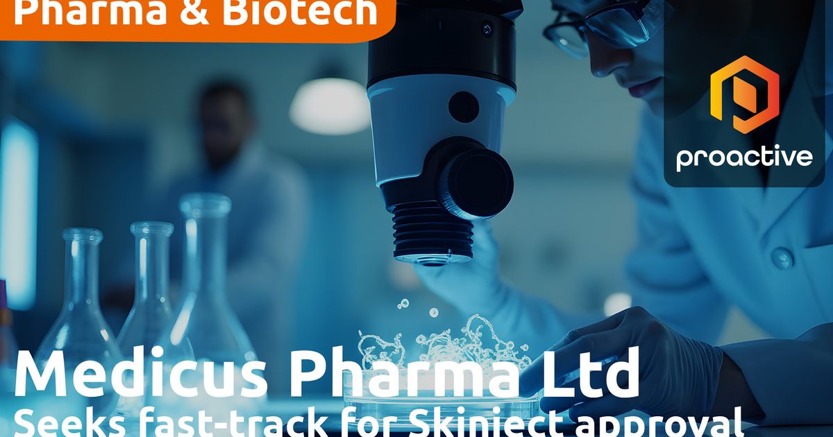 Medicus Pharma applies for FDA priority voucher to accelerate...