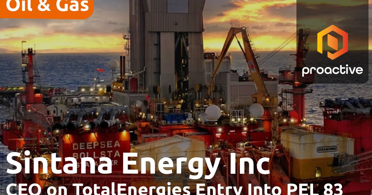 Sintana advances Challenger deal, updates Orange Basin exploration...