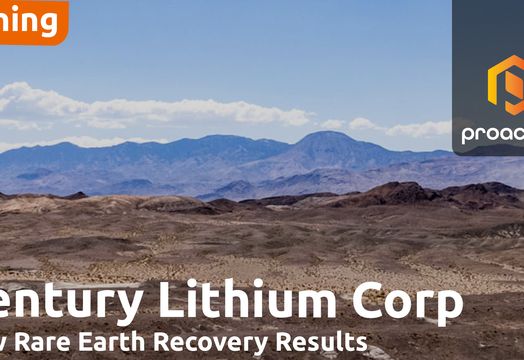 Century Lithium reports breakthrough results in rare earth recovery from Angel Island project