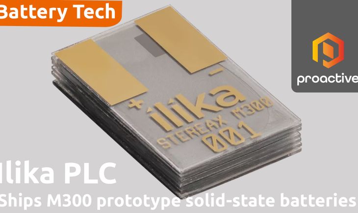 Ilika begins shipping Stereax M300 prototypes, reaching key commercial milestone