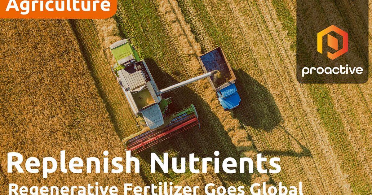 Replenish Nutrients moves into commercialization with major U.S....