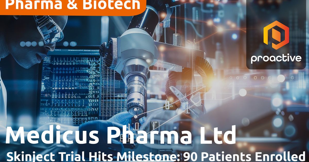 Medicus Pharma completes enrollment in Phase 2 skin cancer...