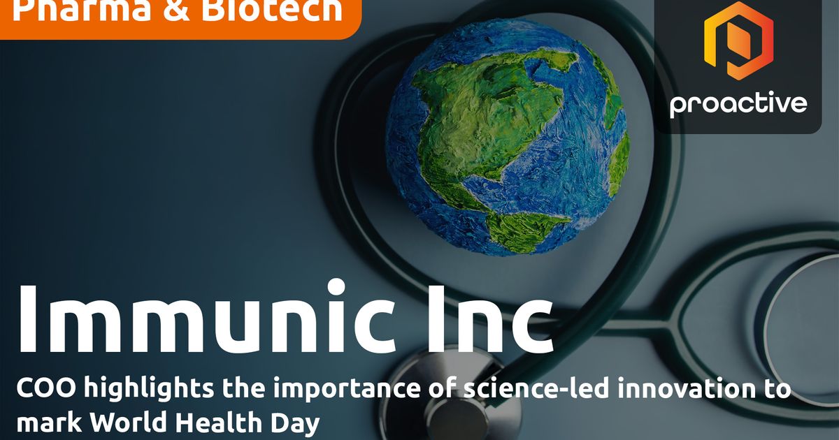 Immunic COO highlights the importance of science-led innovation to mark ...