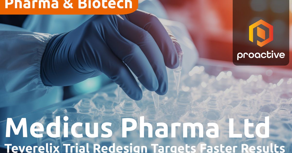 Medicus Pharma submits optimized Phase 2 study design for Teverelix ...