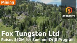 Fox Tungsten raises $12M to expand resource and advance Exploration