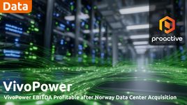 VivoPower Norway data centre deal brings $10 million of annualised EBITDA
