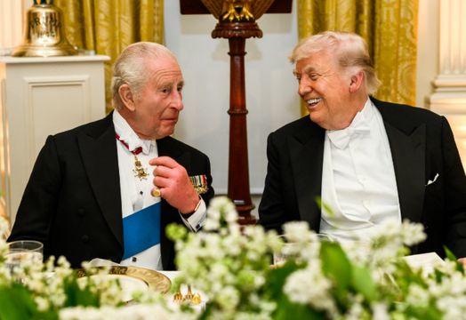 King Charles and Donald Trump
